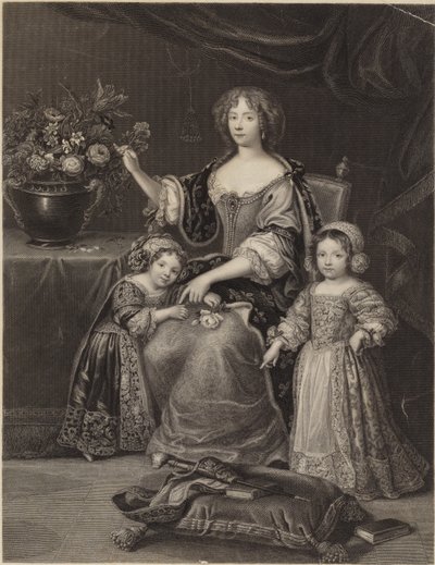 オルレアン公爵夫人 作： ピエール・ミニャール